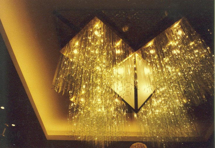 Mosazné osvětlení 1