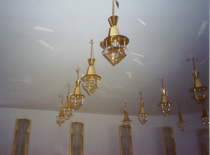 Mosazné osvětlení 3